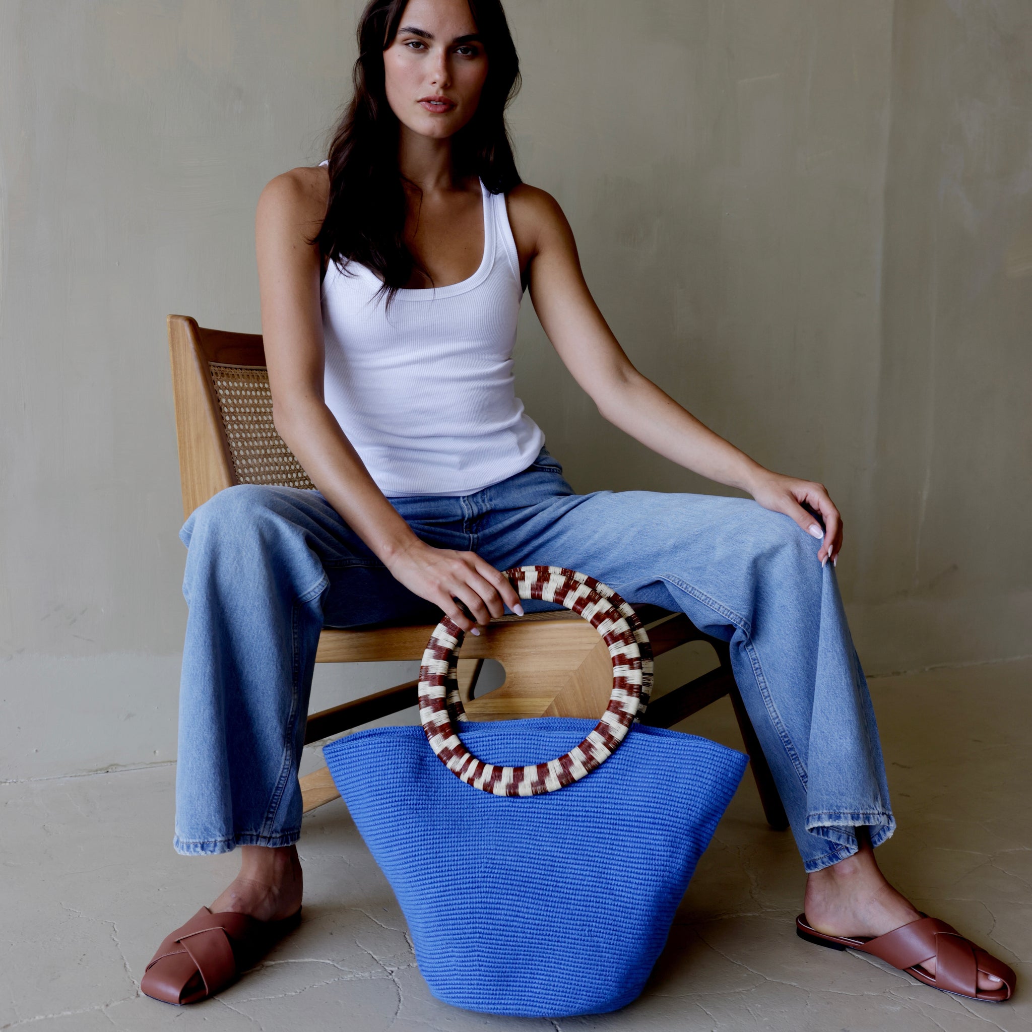 Blue Werregue Tote – Soraya Hennessy