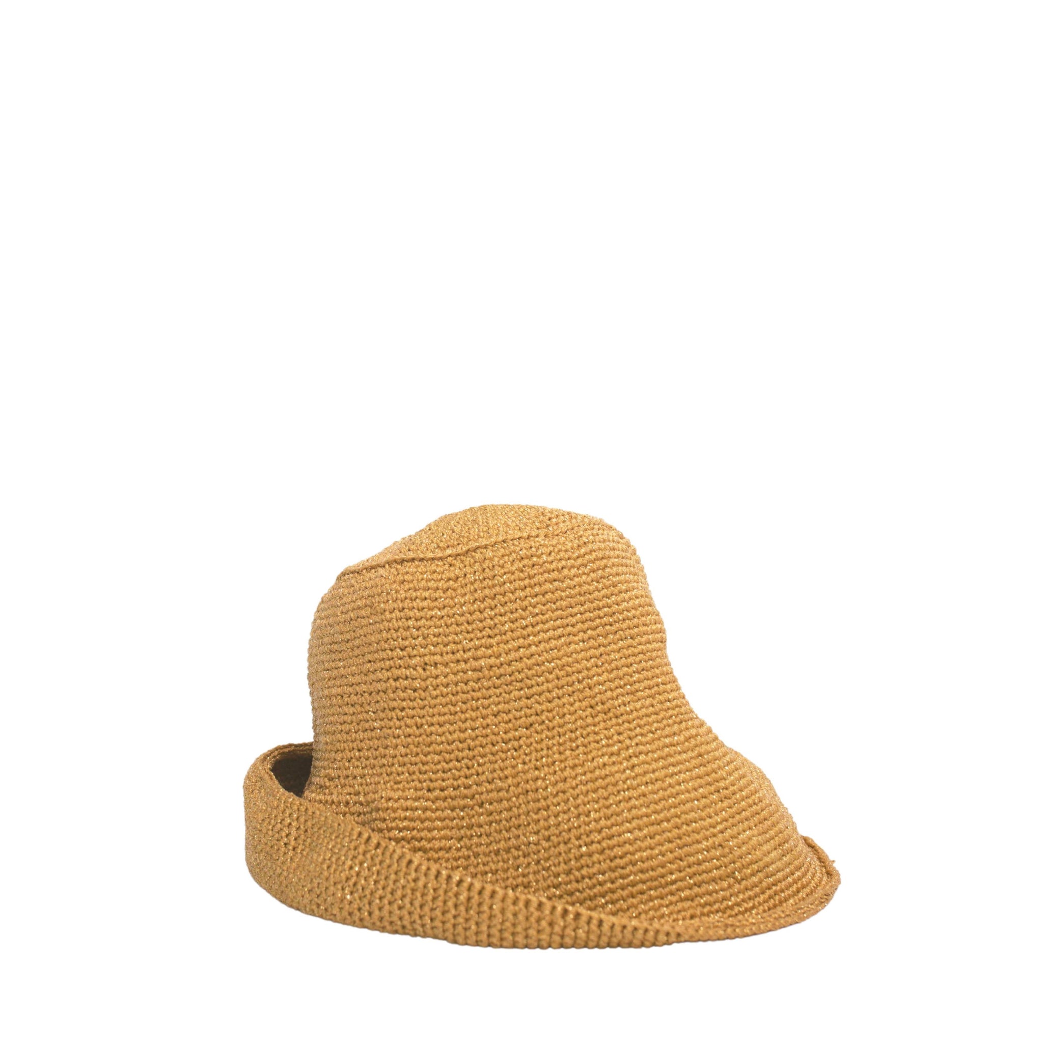 Gold Crochet Bucket Hat – Soraya Hennessy display picture 1
