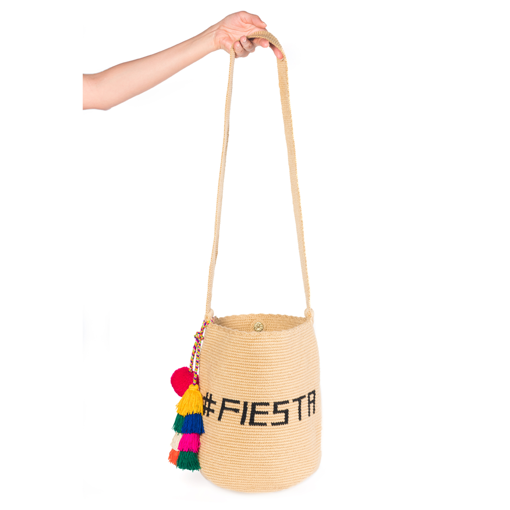 Fiesta Woven Mochila Bucket Bag - 3